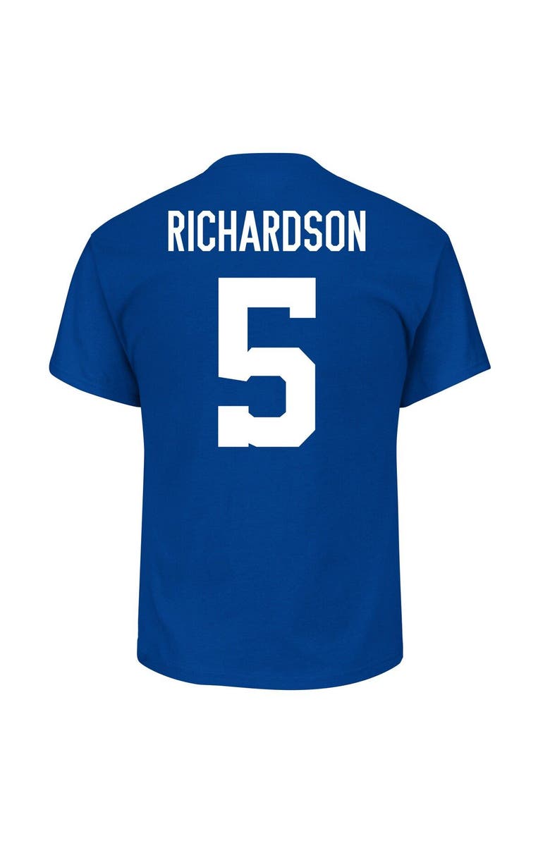 FANATICS Men's Fanatics Branded Anthony Richardson Royal Indianapolis Colts Big & Tall Player Name & Number T-Shirt, Alternate, color, Royal