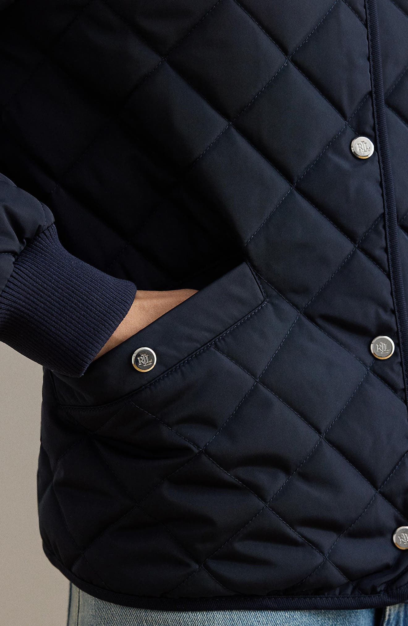 Lauren Ralph Lauren Logo Crest Quilted Jacket — фото 4
