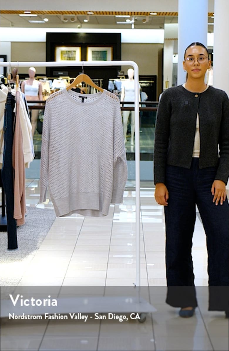 Open Stitch Wool Sweater, sales video thumbnail