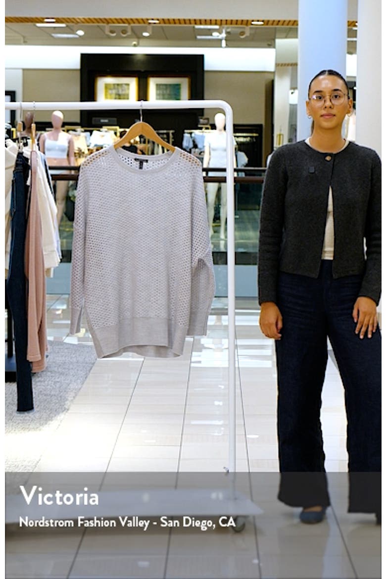 Open Stitch Wool Sweater video