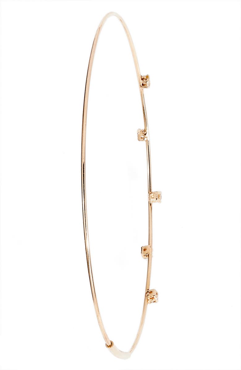 LANA Diamond Hoop Earrings, Alternate, color, D0.19 14Kyg