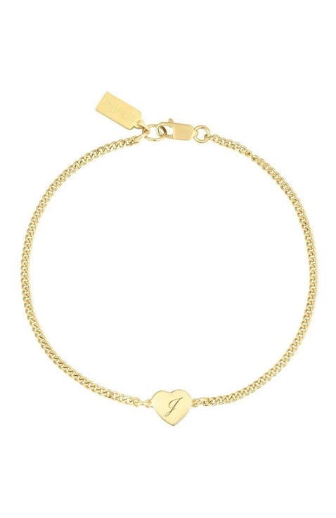 Emerson Initial Heart Bracelet