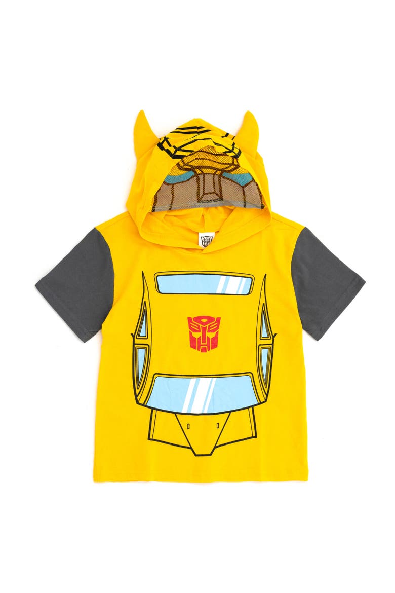 Cosplay Hooded T-Shirt, Main, color, Bumblebee Yellow