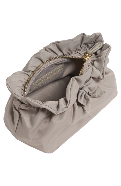 Stoney Clover Lane Bow Nylon Pouch In Gray