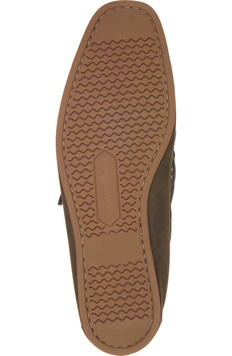 TOM FORD Robin Boat Shoe, Alternate, color, 3Ea02 Olive/ Amber