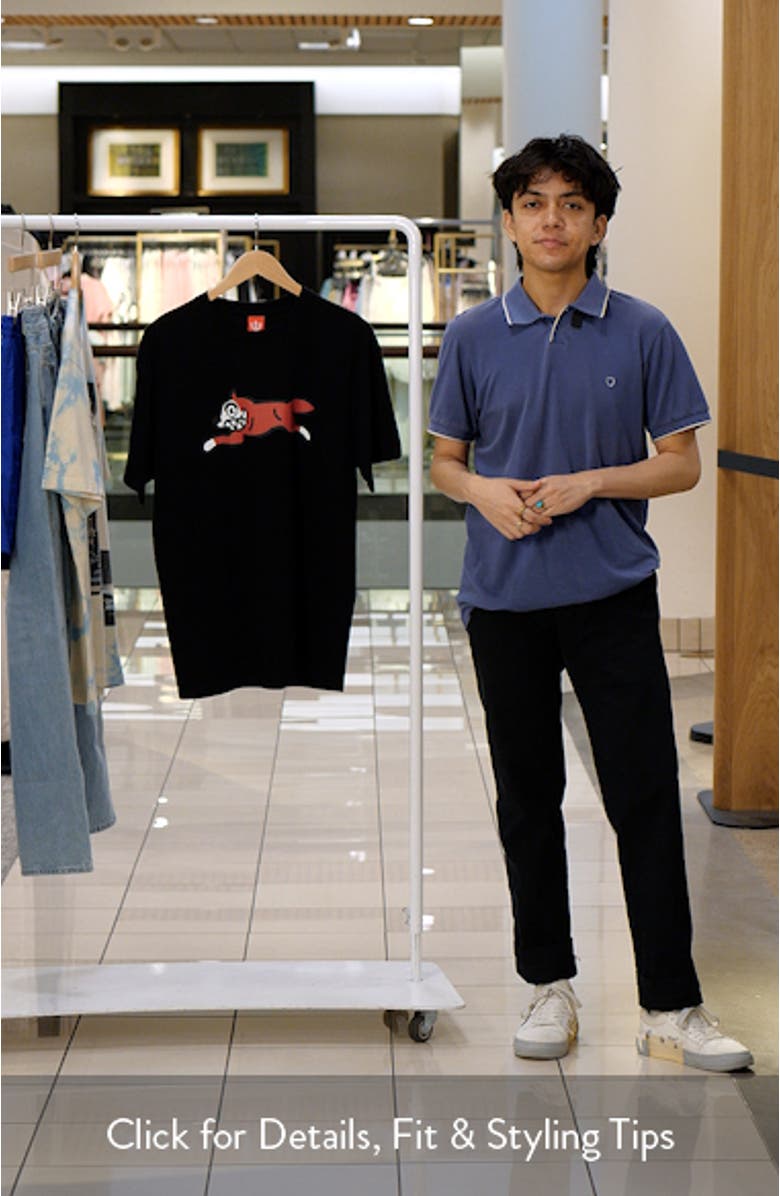 Running Dog Graphic T-Shirt, sales video thumbnail