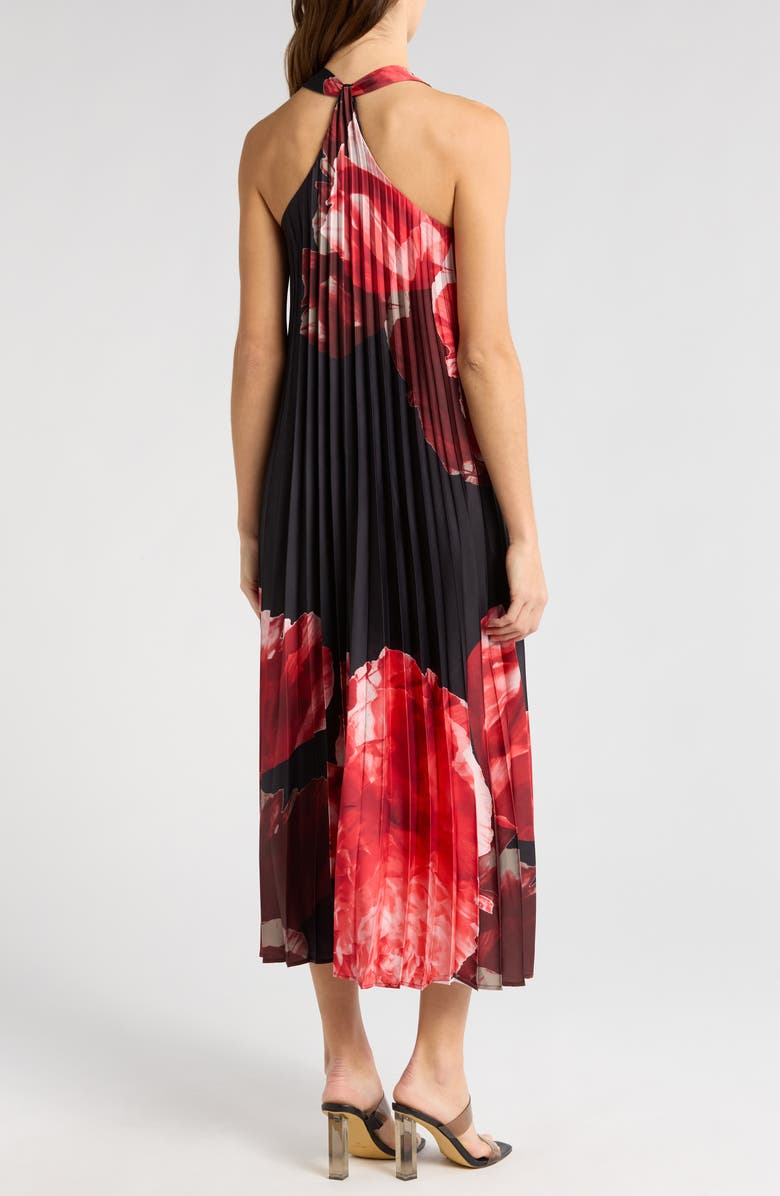 Socialite Sunburst Pleat Maxi Dress, Alternate, color,