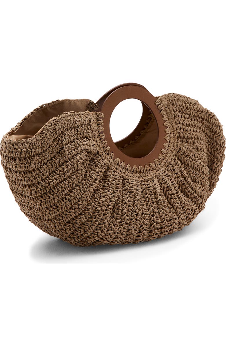 MANGO TEEN Raffia Handbag, Alternate, color,