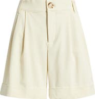 Wit & Wisdom Skyrise High Waist Pleated Shorts