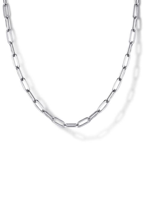 Paper Clip Chain Necklace