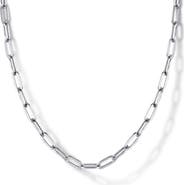 Gabriel & Co. Paper Clip Chain Necklace