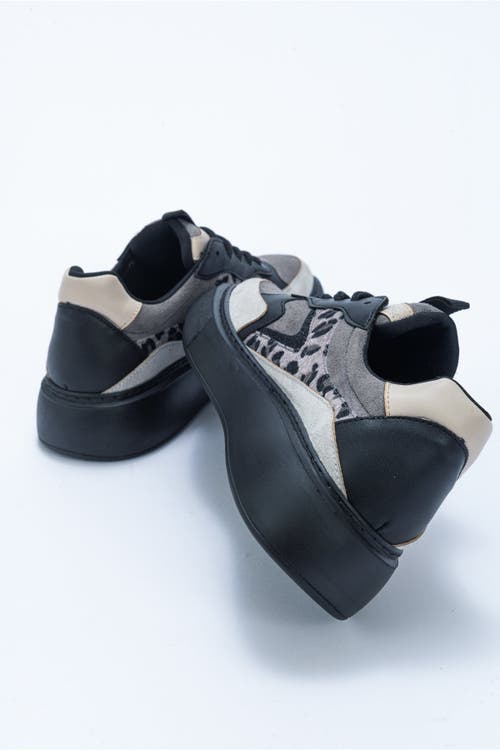 Forever & Always Shoes Ida Platform Fashion Sneakers In Black