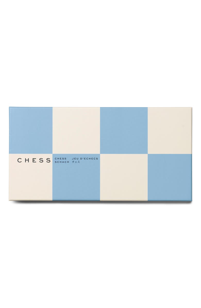 PRINTWORKS Chess Game Set, Alternate, color, Blue/ White