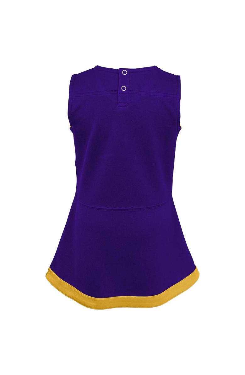 Outerstuff Girls Infant Purple Minnesota Vikings Cheer Captain Jumper Dress, Alternate, color, Purple