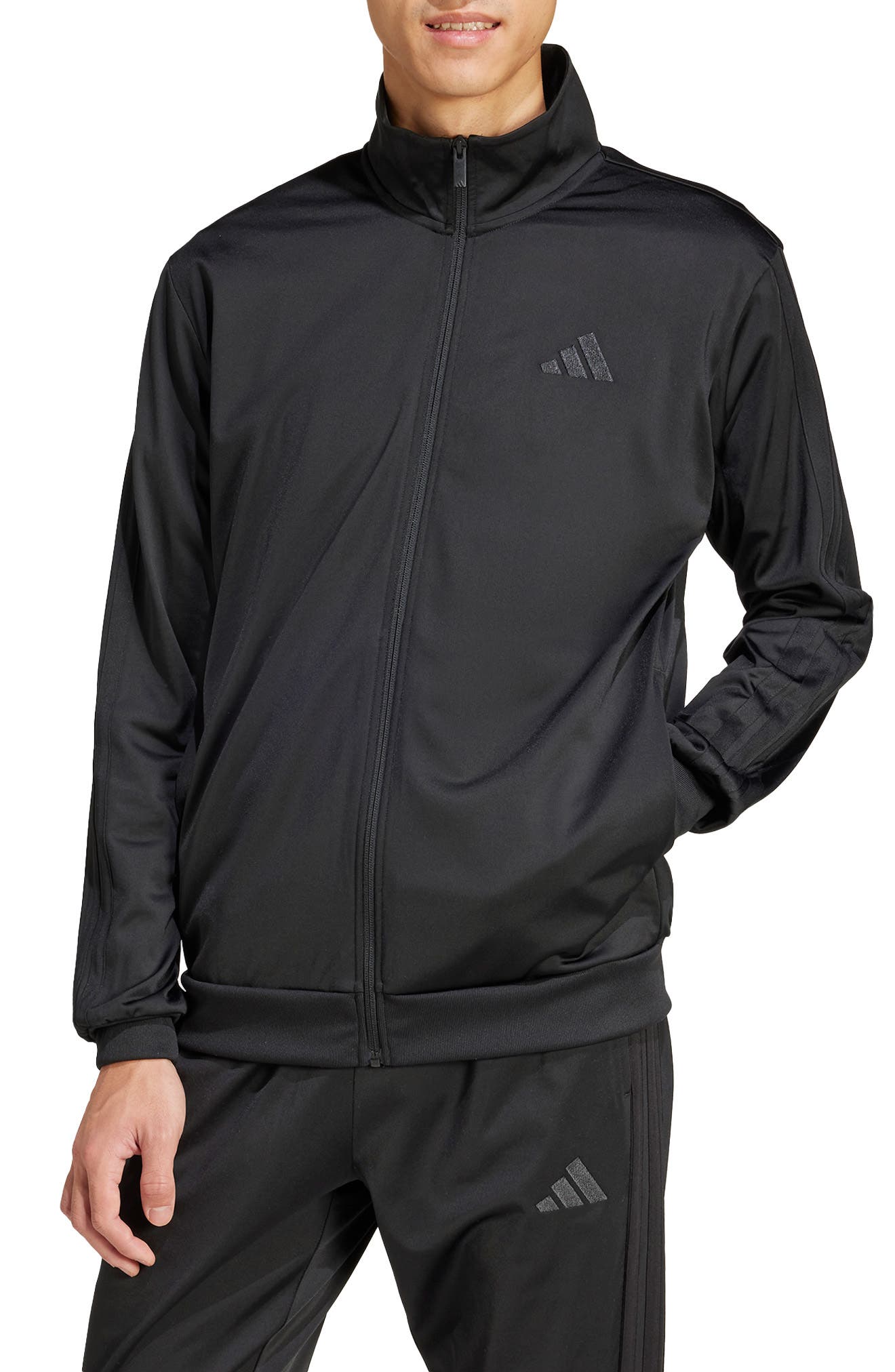 adidas Essentials Warm-Up 3-Stripes Track Jacket
