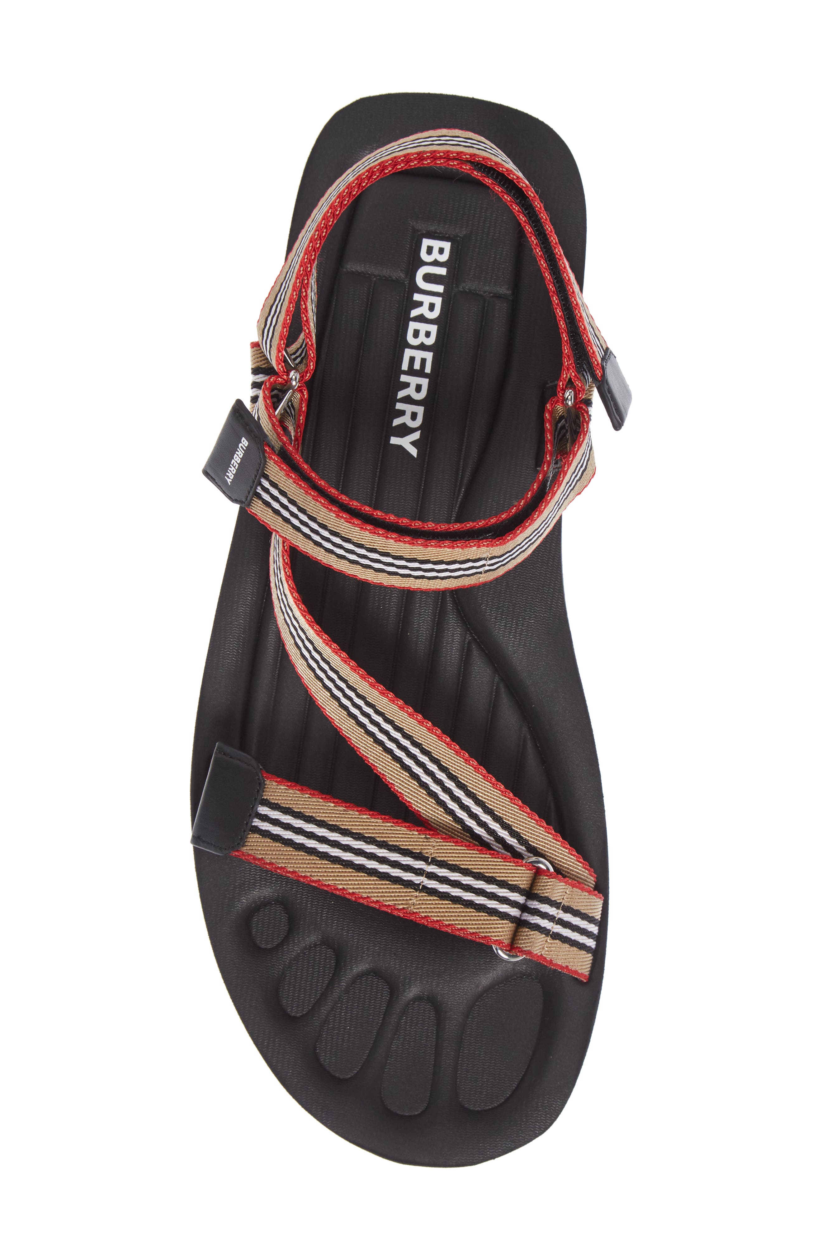 Burberry Patterson Sport Sandal, Alternate, color, 