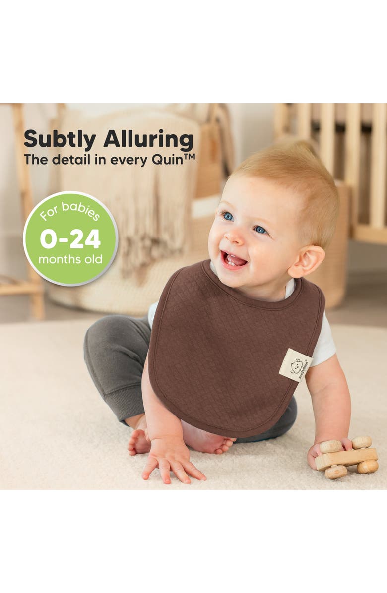 KeaBabies 8-Pack Quin Drool Bibs, Alternate, color, Driftwood