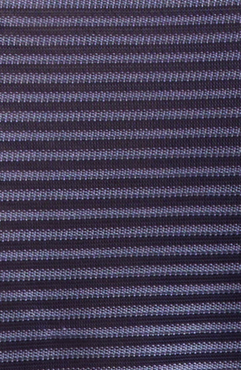 Emporio Armani Stripe Knit Button-Up Shirt, Alternate, color,