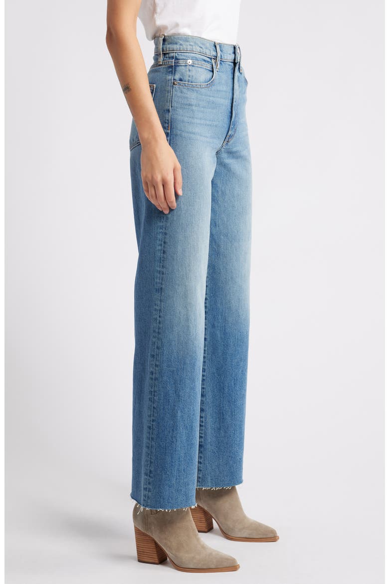 Grace Raw Hem High Waist Ankle Wide Leg Jeans, Alternate, color, SEPARATE WAYS