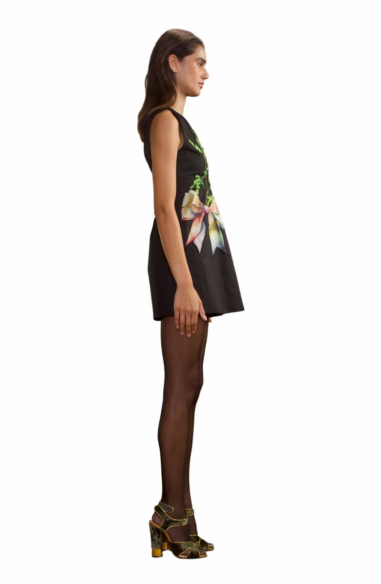 Cynthia Rowley EMBELLISHED COTTON MINI DRESS, Alternate, color, 