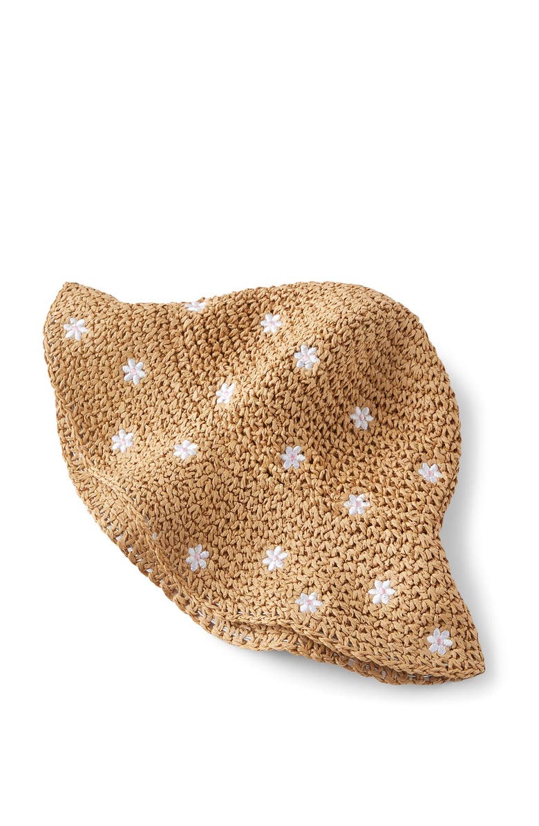 Cotton On Kids Kid's Kids Crochet Bucket Hat, Alternate, color, 