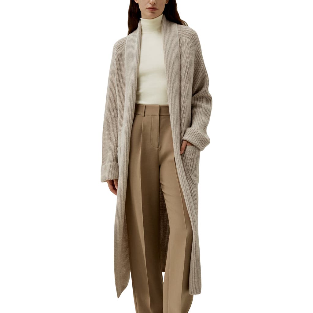 Lilysilk X Lydia Millen 'evergreen' Cardigan In Brown