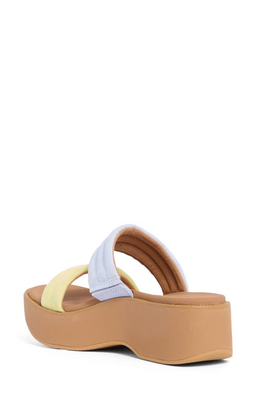 Reef Lofty Lux Hi Platform Slide Sandal In Multi