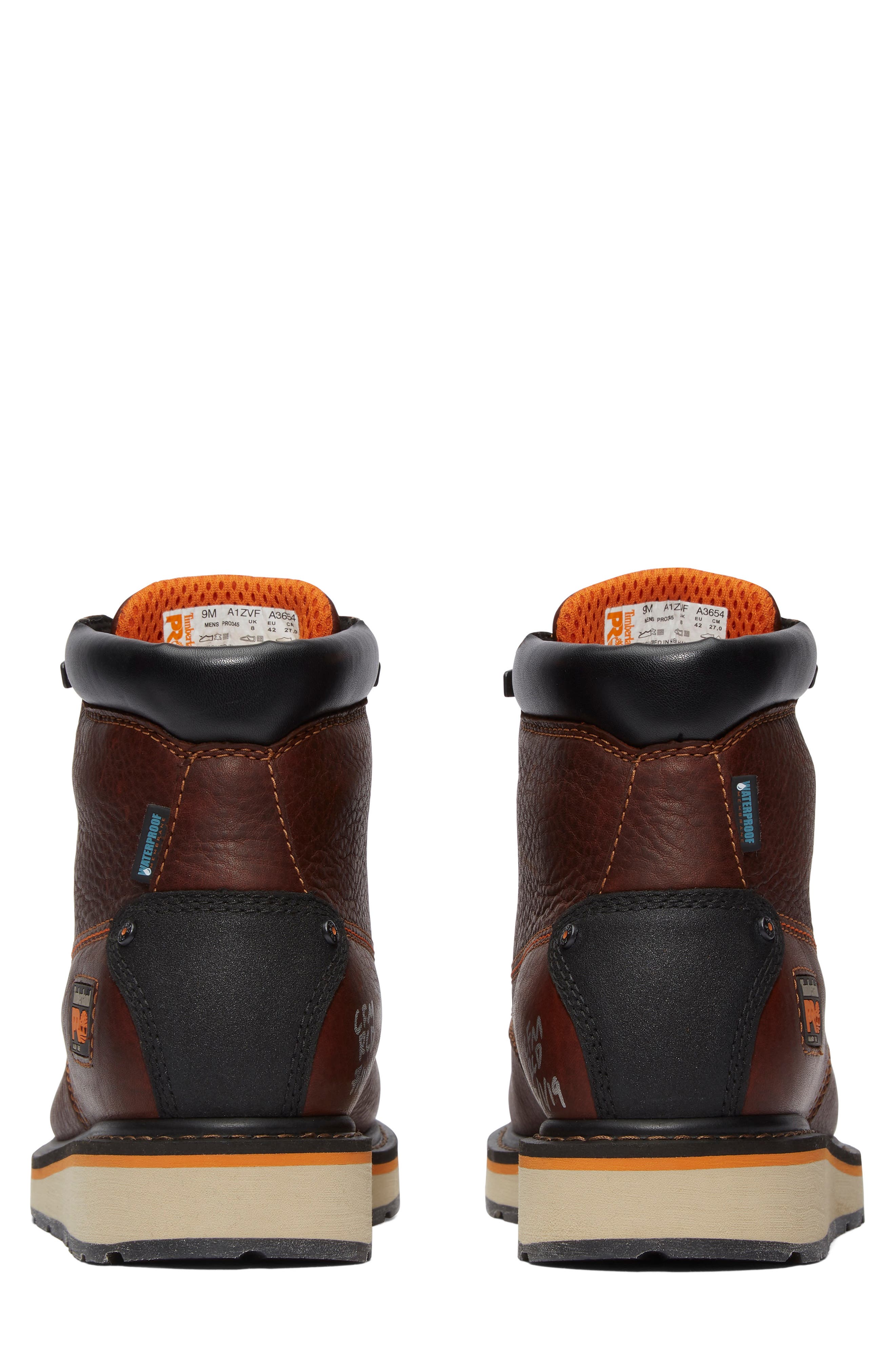 Gridworks 6" Waterproof Work Boot, Alternate, color, BROWN