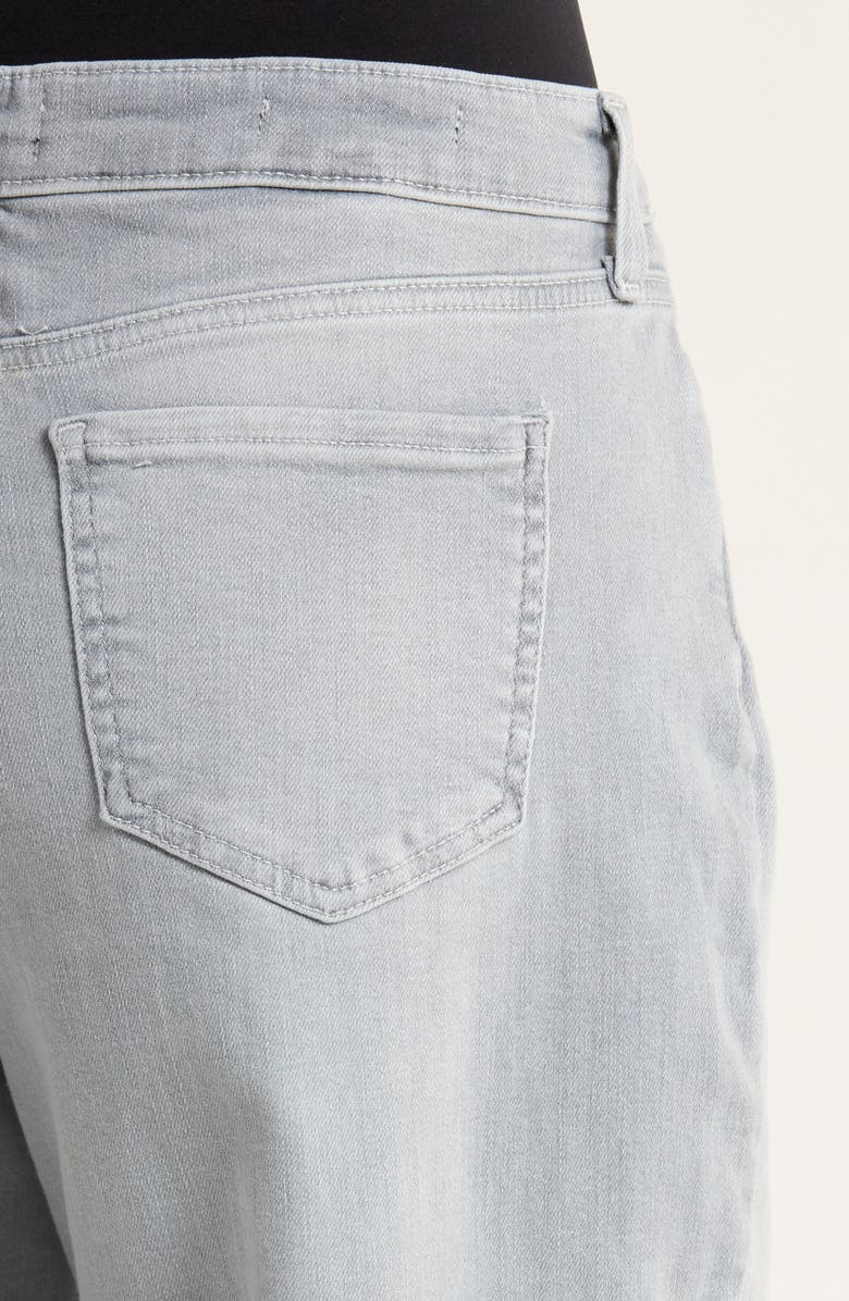 NYDJ Teresa Wide Leg Jeans, Alternate, color, Silver Eiffel