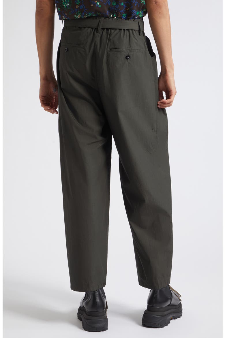 Cotton Typewriter Pants, Alternate, color, DARK KHAKI
