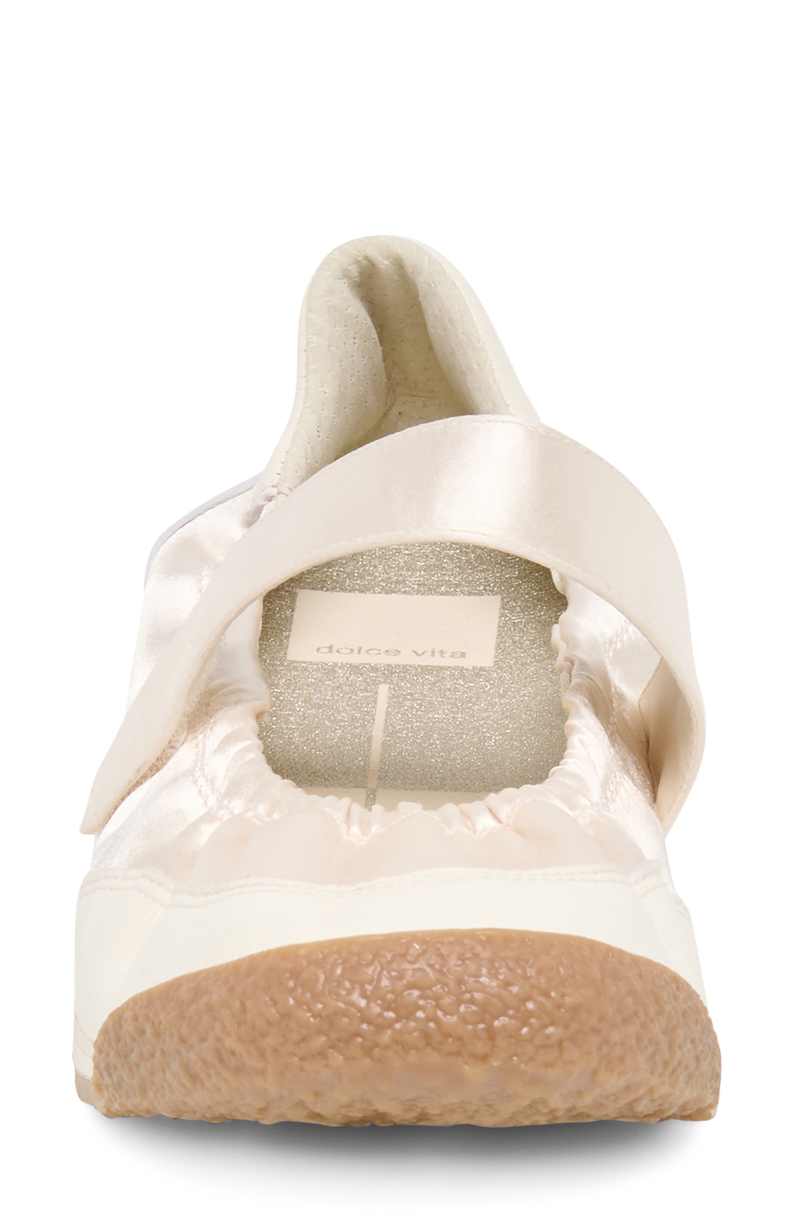 Dolce Vita Spruce Ballet Sneaker, Alternate, color, White Satin