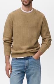 MANGO Crewneck Sweater
