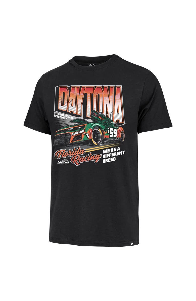 '47 Men's '47 Black Daytona International Speedway Daytona 500 Franklin T-Shirt, Alternate, color, Black