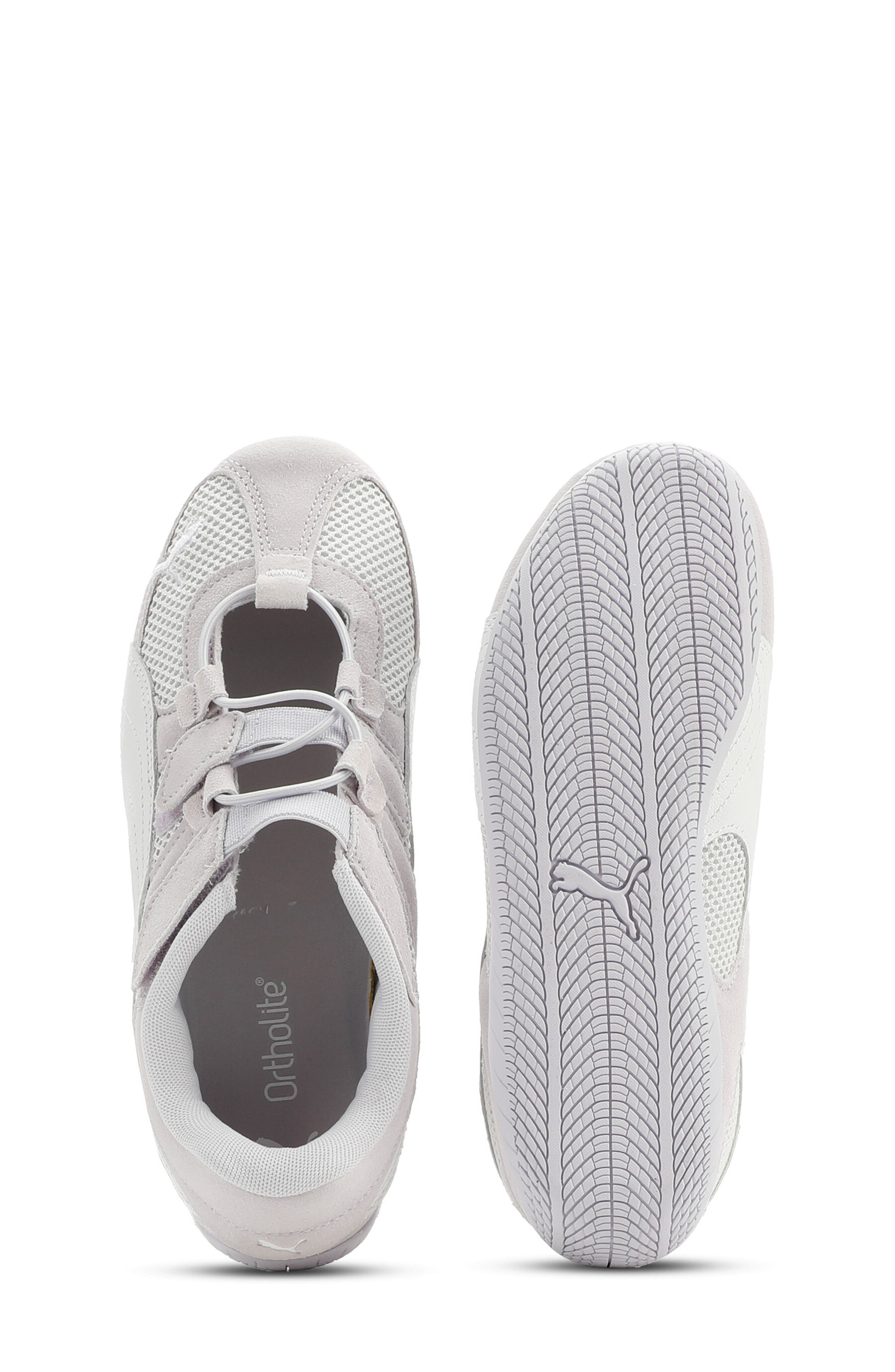 PUMA Kids' Speedcat Go Sneaker, Alternate, color, Spring Lavender/ White/ Gray