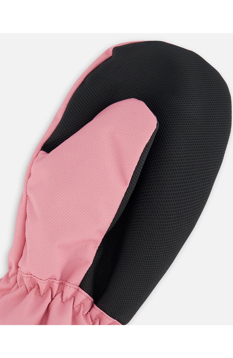 Deux par Deux Girl's Mid-Season Mittens Pale Pink, Alternate, color, 