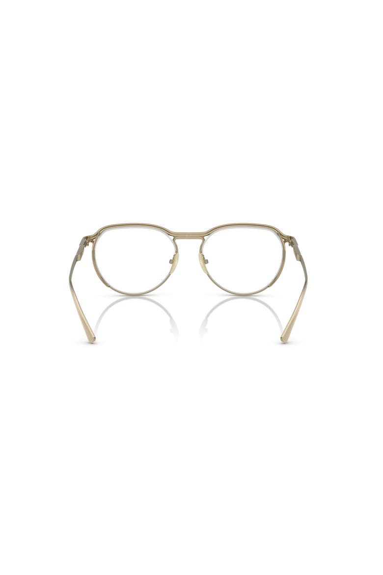 55mm Oval optical glasses, Alternate, color, Gold