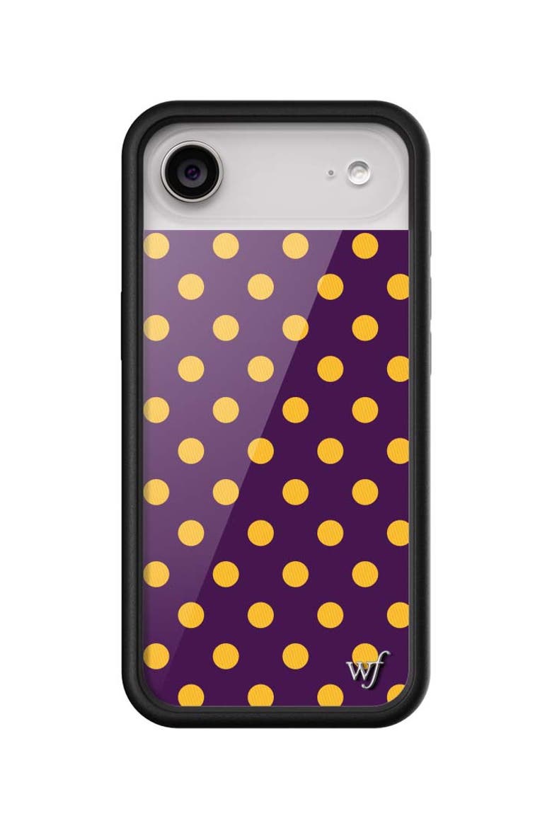 Polka Dot | Purple and Yellow iPhone 17/17e/Air/17 Pro/17 Pro Max Case, Main, color, iPhone Air