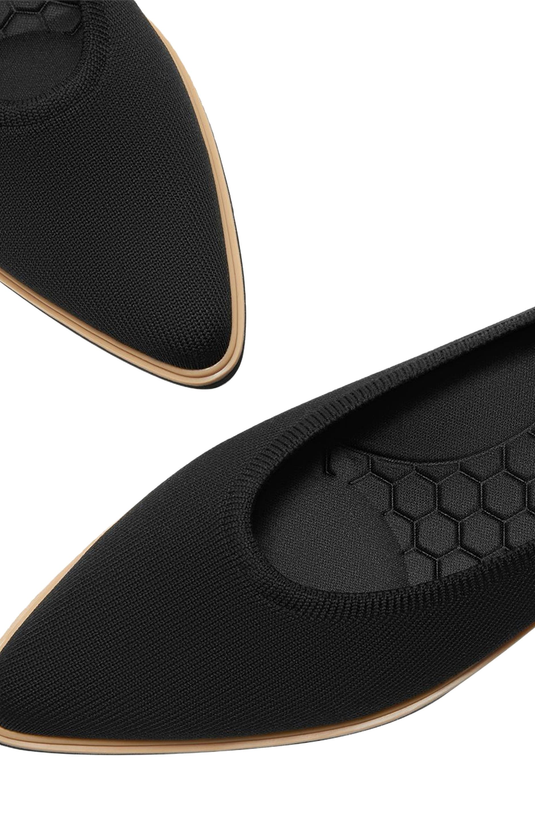 VIVAIA Pointed-Toe All-Day Standing Flats, Alternate, color, Black