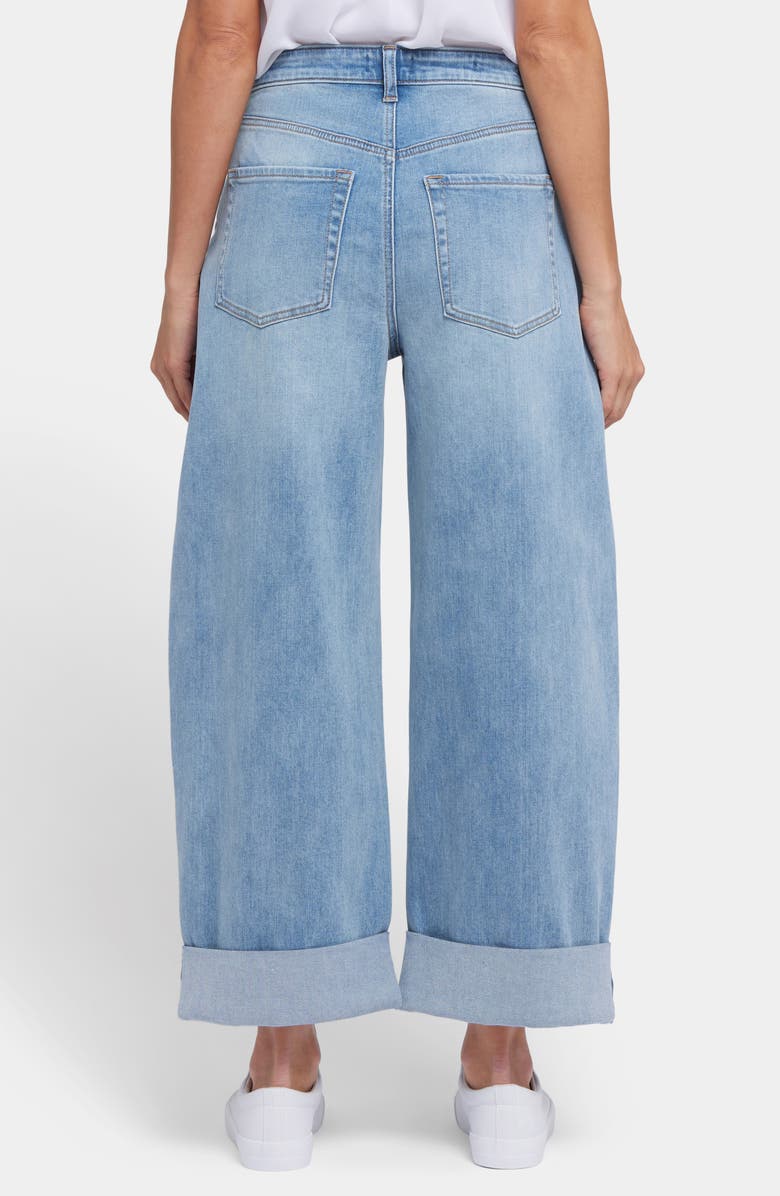 NYDJ Renee Baggy Wide Leg Jeans, Alternate, color, Santiago Sea