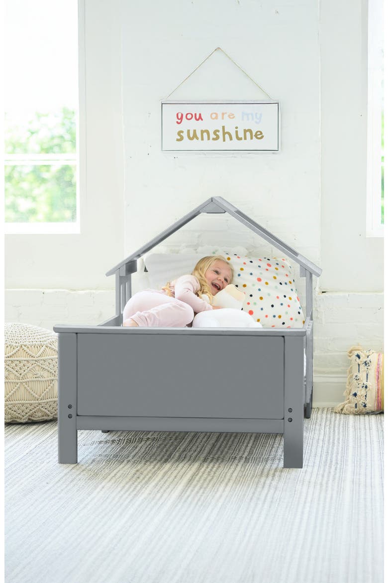 TrüBliss™ Lil' House Toddler Bed, Alternate, color, SILVER DROP
