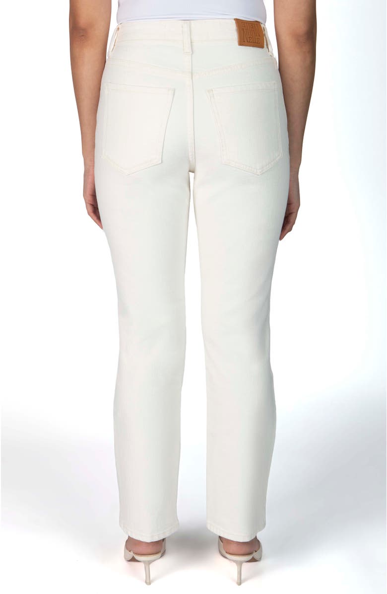 Nelle Atelier The Kate Petite Straight Leg Jean, Alternate, color, Pearl