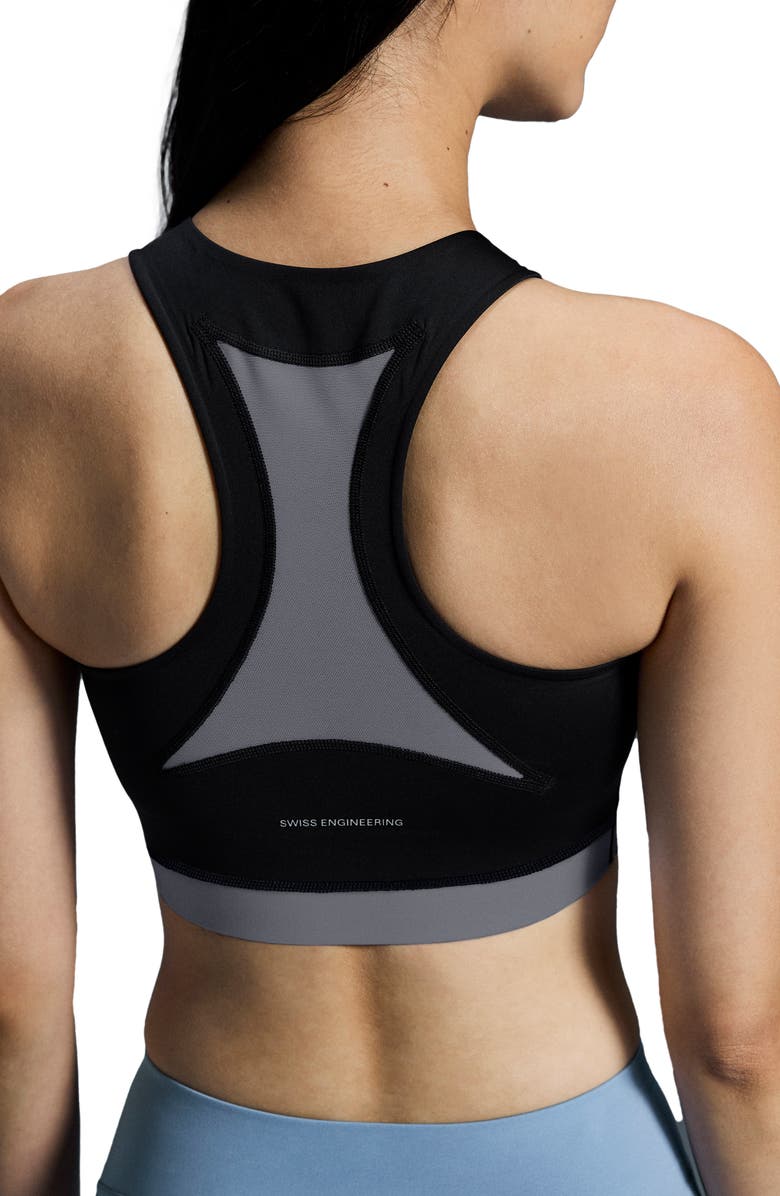 On Train Sports Bra, Alternate, color, Black