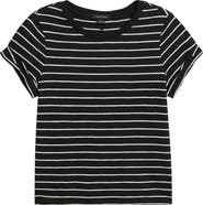 Sanctuary Abstract Print Cotton Blend T-Shirt