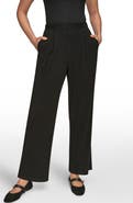 Donna Karan New York High Waist Wide Leg Pull-On Sweater Pants