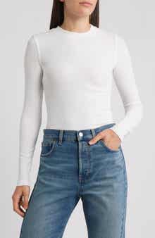 FRAME The Rib Crewneck Top