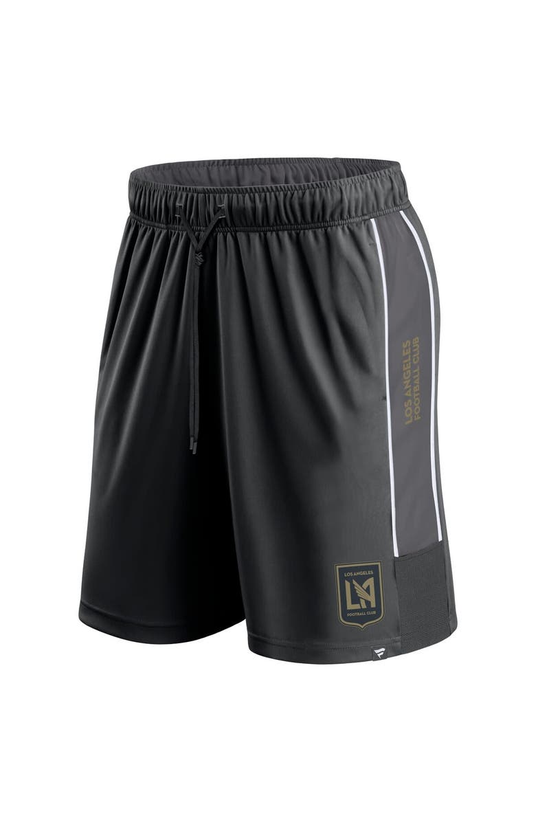 FANATICS Men's Fanatics Branded Black LAFC Corner Kick Shorts, Alternate, color,