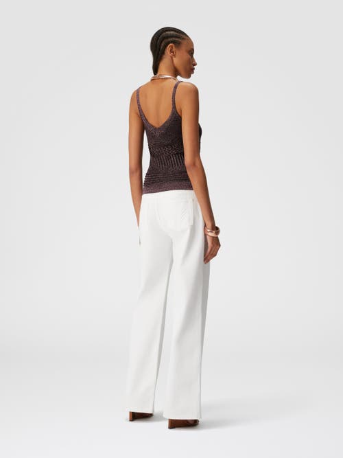 MISSONI MISSONI LAMÉ MULTI-PROCESSING VISCOSE TANK TOP 