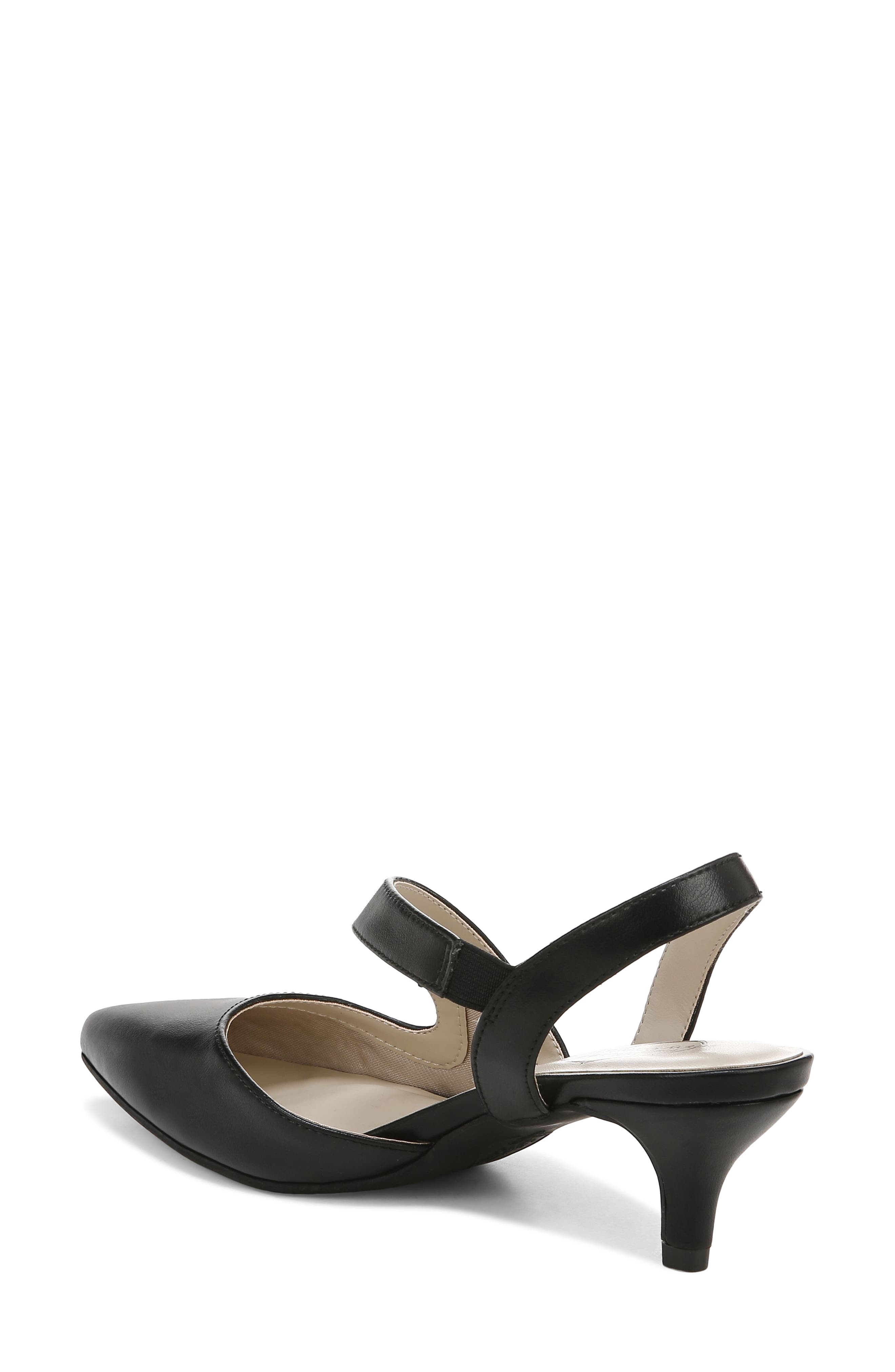 LifeStride Magnetic Kitten Heel Slingback Pump, Alternate, color, 