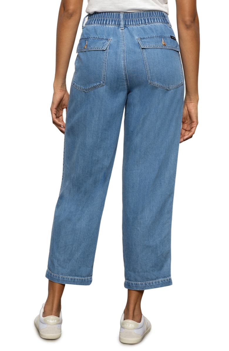 Sanctuary Cruiser High Waist Ankle Denim Chinos, Alternate, color, 