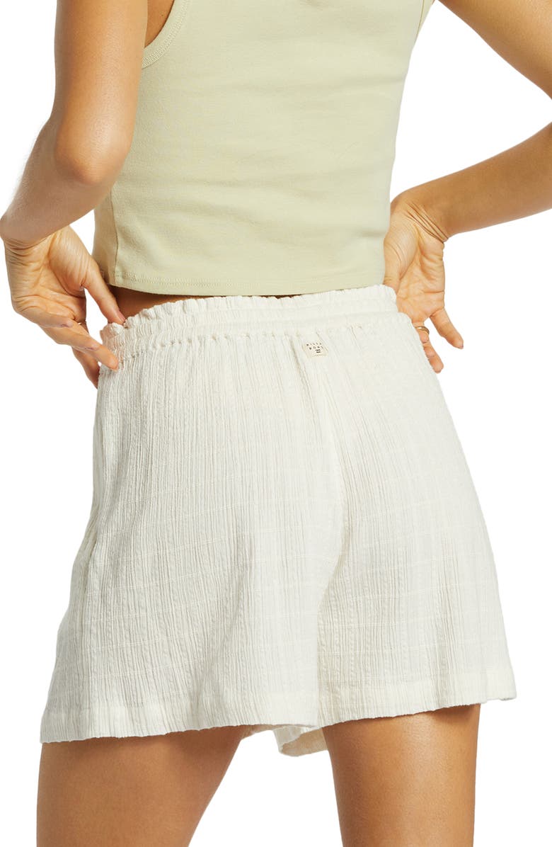 Billabong Sunset Crinkle Drawstring Waist Shorts, Alternate, color, 